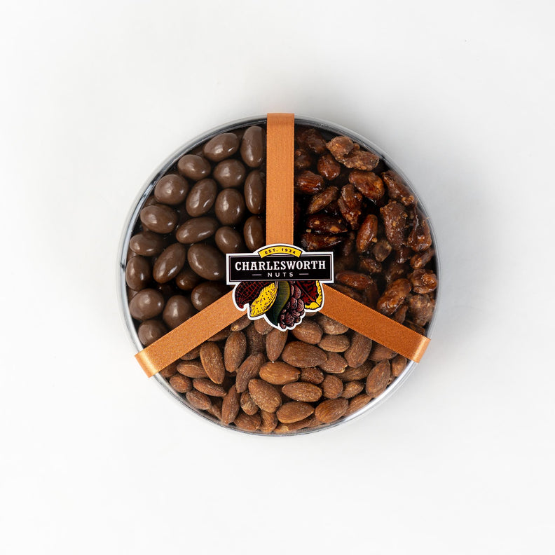 Aussie Almond Combo (485g) Nuts Gift Box Charlesworth Nuts