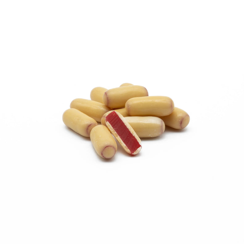 White Chocolate Raspberry Bullets White Chocolate Raspberry Bullets | White Chocolate – Charlesworth Nuts AU