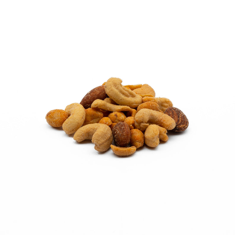  Salted Cashews, Smoked Almonds & Spicy Peanuts