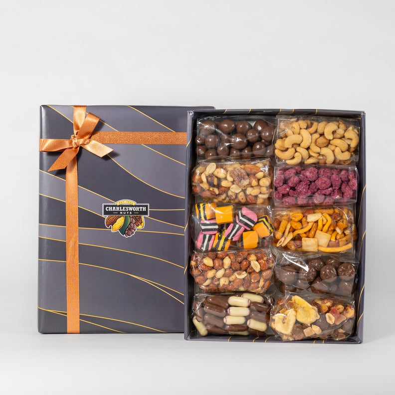 Gift Box filled with chocolates and nuts