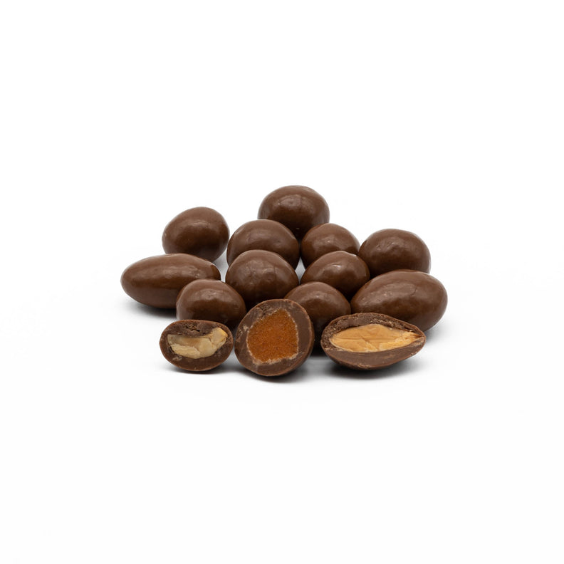 mix includes Chocolate Apricots, Chocolate Almonds, and Chocolate Peanuts