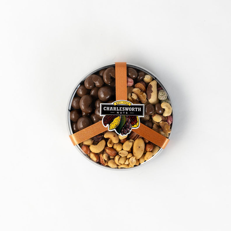 Combo with the lot is a selection of Charleys Choice mix, Chocolate mix and salted nut mix.